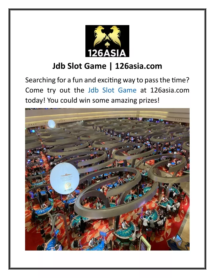 jdb slot game 126asia com