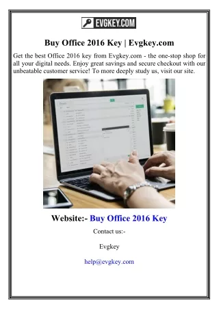 Buy Office 2016 Key  Evgkey.com