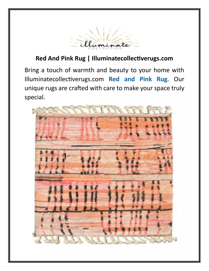 red and pink rug illuminatecollectiverugs com