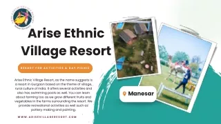 Manesar Resorts With Activities