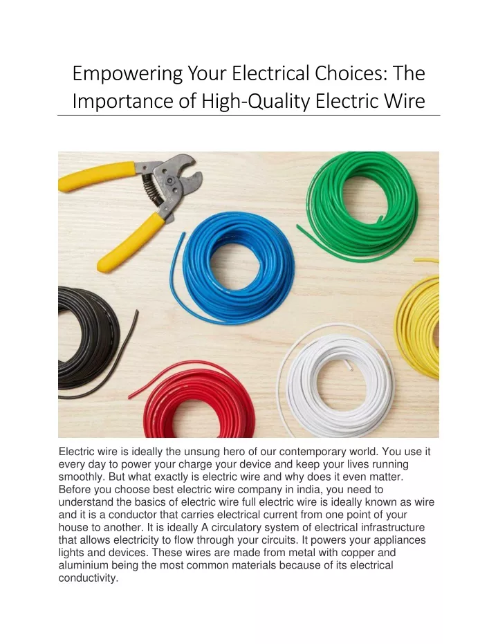 empowering your electrical choices the importance