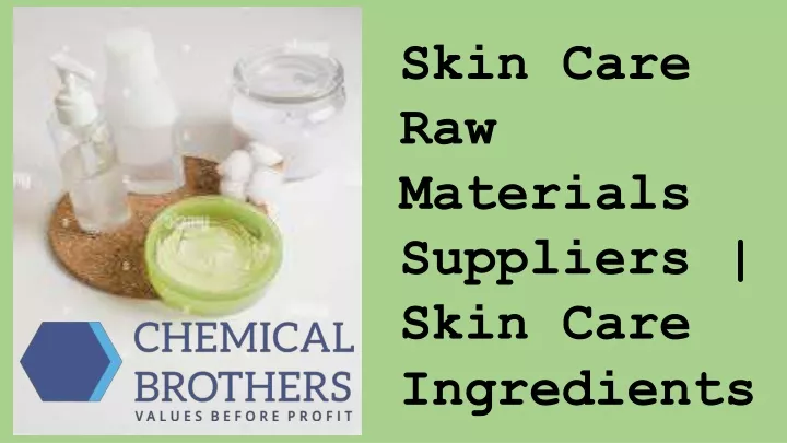 skin care raw materials suppliers skin care