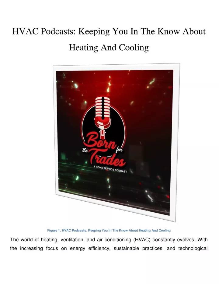 hvac podcasts keeping you in the know about