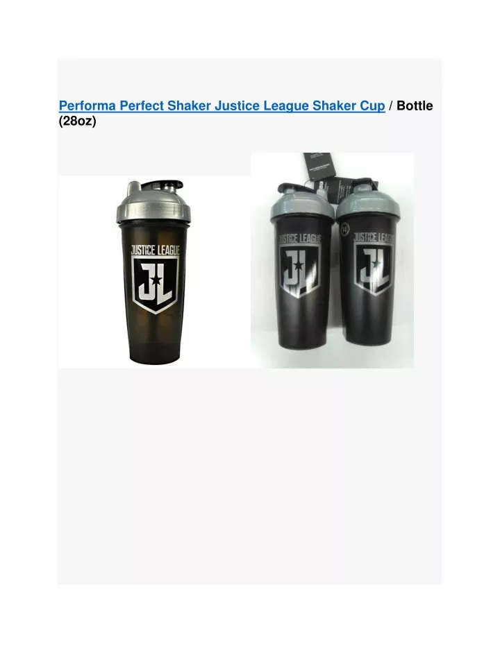 performa perfect shaker justice league shaker