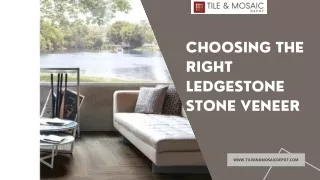 choosing the right ledgestone stone veneer