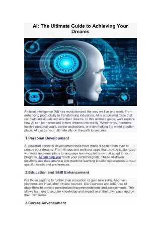 PPT - AI Meets Vision Boards | The Ultimate Guide to AI-Driven ...