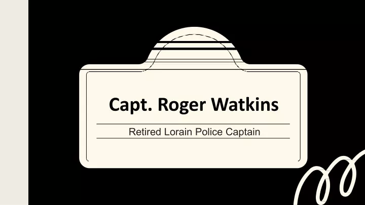 capt roger watkins