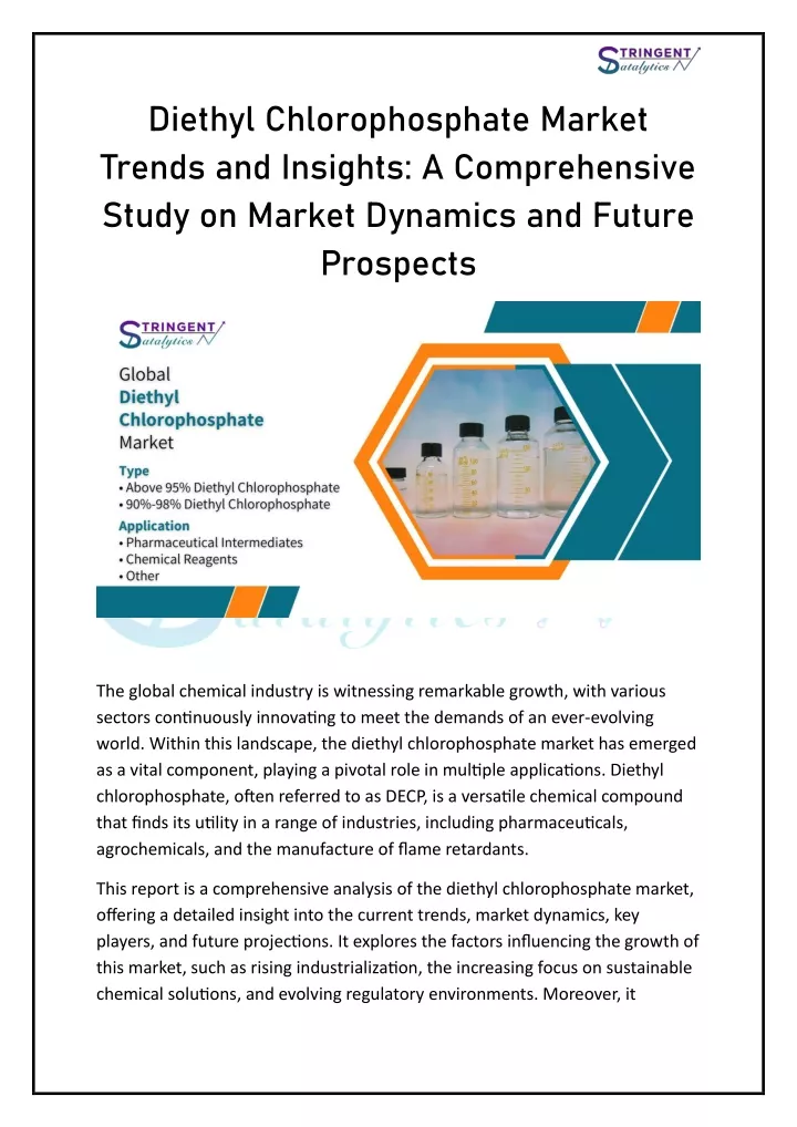 diethyl chlorophosphate market trends