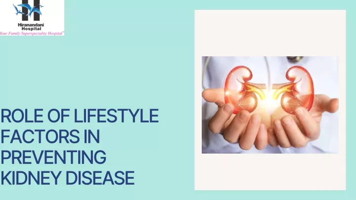 role of lifestyle factors in preventing kidney