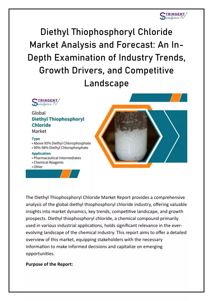 diethyl thiophosphoryl chloride market analysis