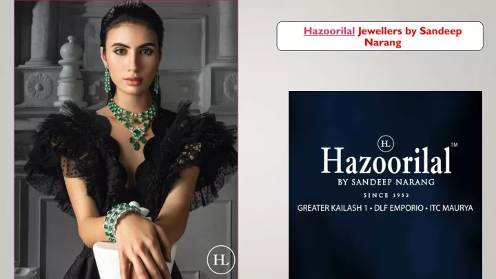 hazoorilal jewellers by sandeep narang
