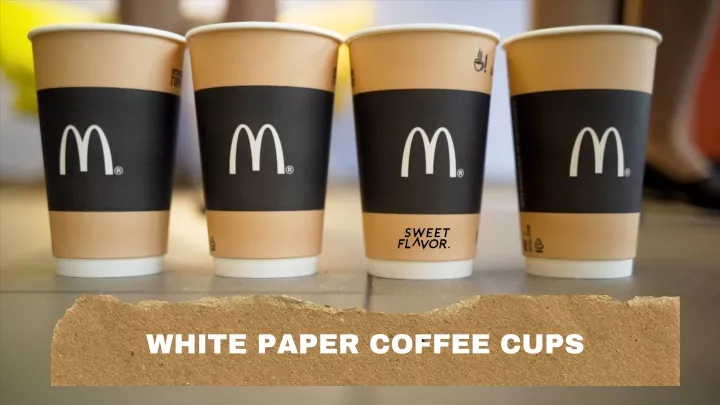 white paper coffee cups