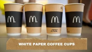 Disposable Paper coffee cups | Sweet Flavor