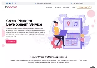 Cross-platform mobile application development company | Appvintech