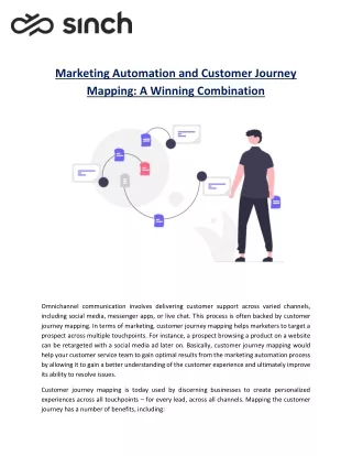 Marketing Automation and Customer Journey Mapping