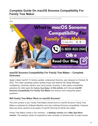 complete guide on macos sonoma compatibility