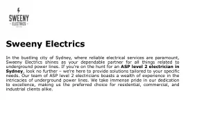 Sweeny Electrics