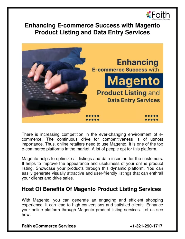 enhancing e commerce success with magento product