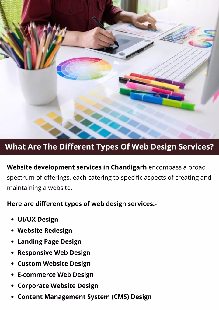 what are the different types of web design