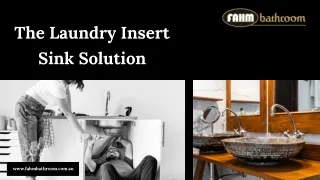 The Laundry Insert Sink Solution