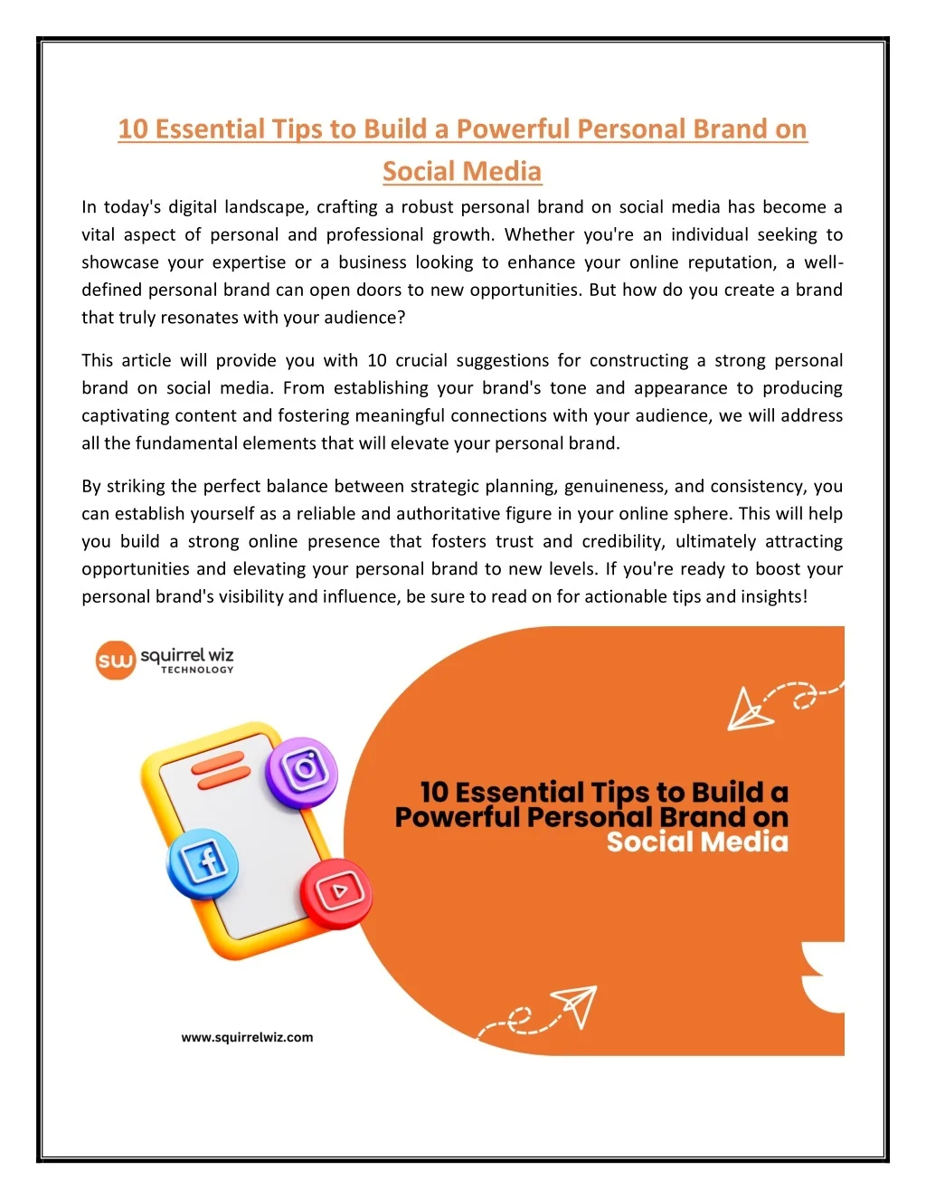 PPT - Tips to Build a Powerful Personal Brand on Social Media ...