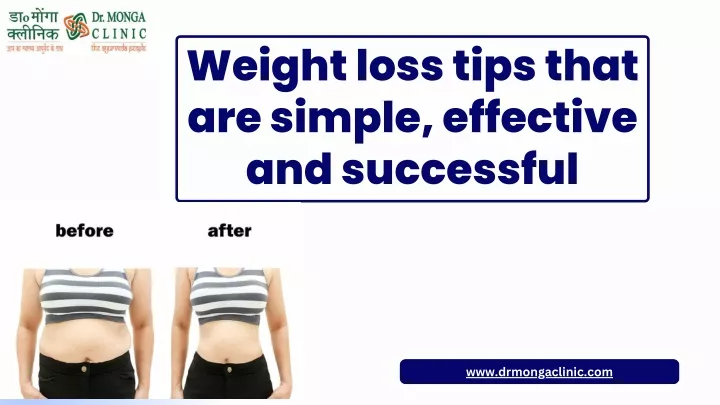 weight loss tips that are simple effective