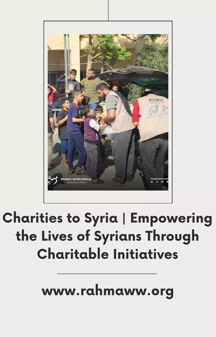 charities to syria empowering the lives