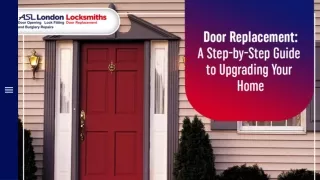 Door Replacement A Step-by-Step Guide to Upgrading Your Home