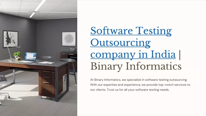 software testing outsourcing company in india