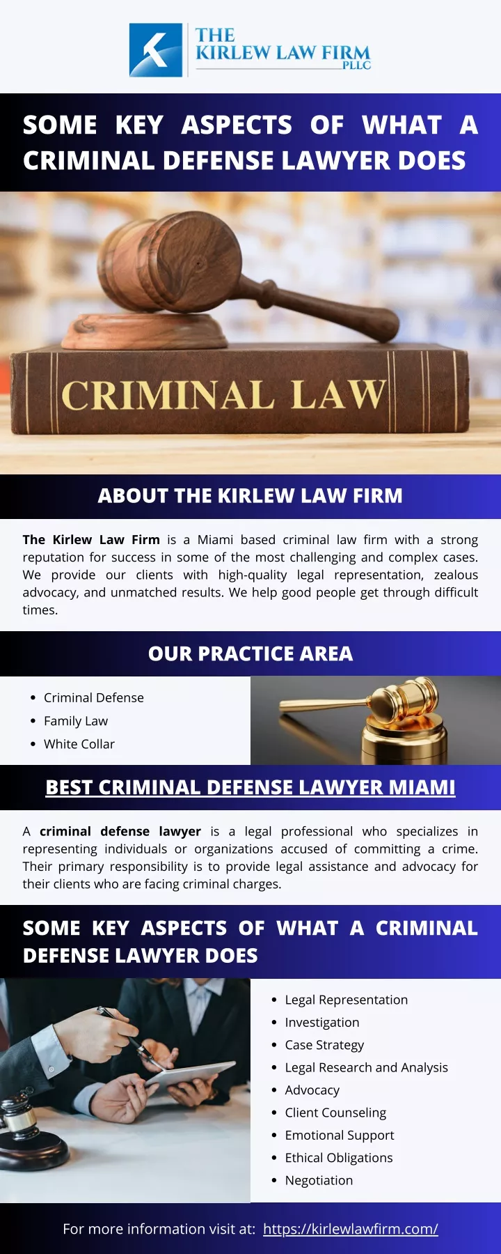 some key aspects of what a criminal defense