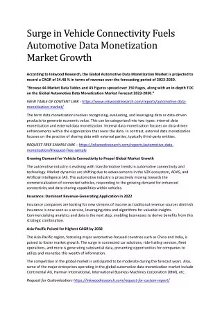 surge in vehicle connectivity fuels automotive