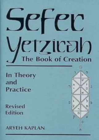 [PDF READ ONLINE] Sefer Yetzirah: The Book of Creation