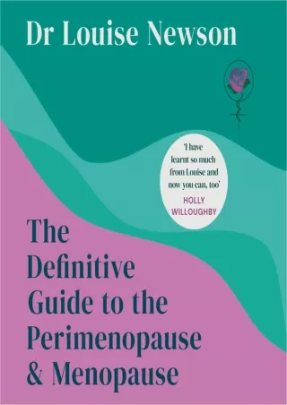 $PDF$/READ/DOWNLOAD The Definitive Guide to the Perimenopause and Menopause