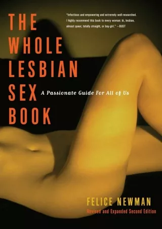 PDF_ The Whole Lesbian Sex Book: A Passionate Guide for All of Us