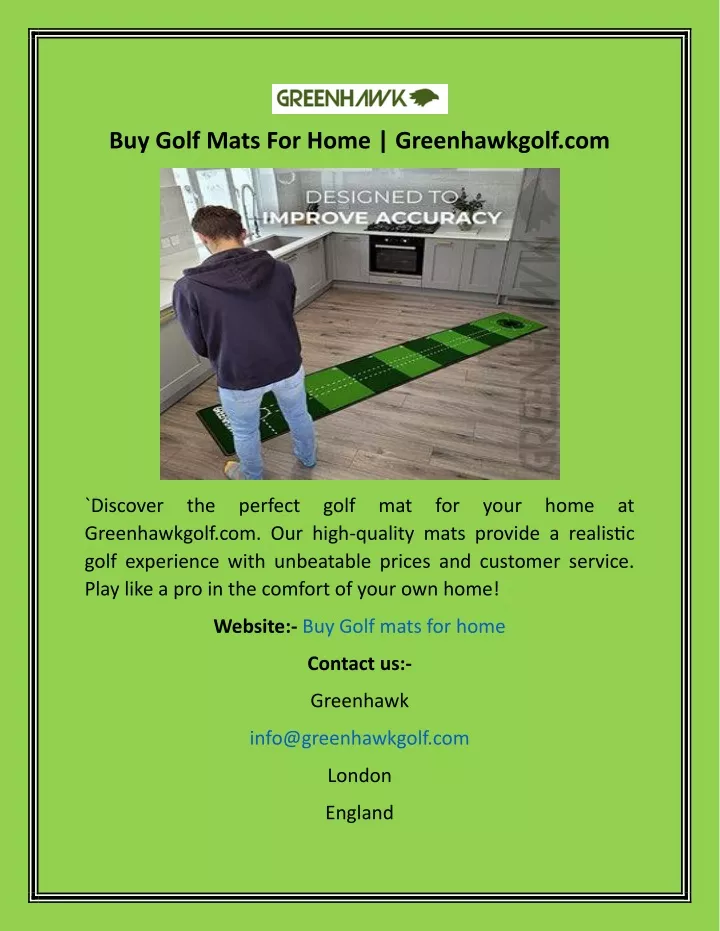 buy golf mats for home greenhawkgolf com