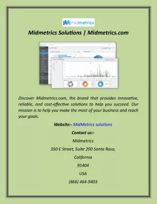 Midmetrics Solutions  Midmetrics
