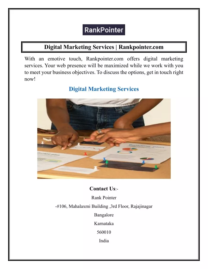 digital marketing services rankpointer com