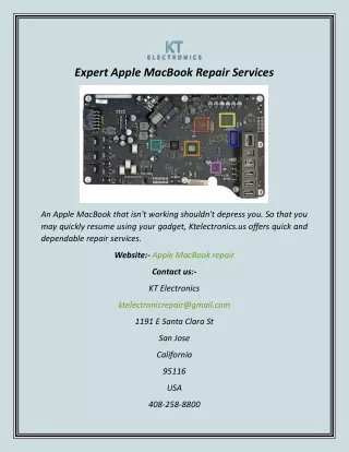 Expert Apple MacBook Repair Services