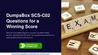 SCS-C02 Practice Test Questions to Excel in AWS Security Specialty