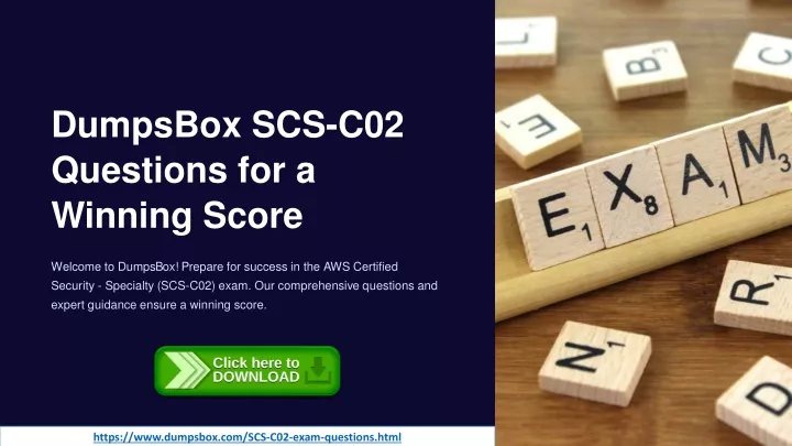 dumpsbox scs c02 questions for a winning score