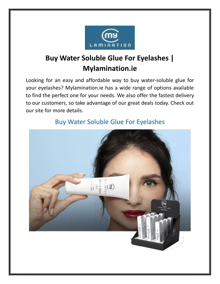 buy water soluble glue for eyelashes mylamination