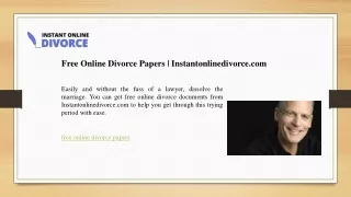 Free Online Divorce Papers Instantonlinedivorce