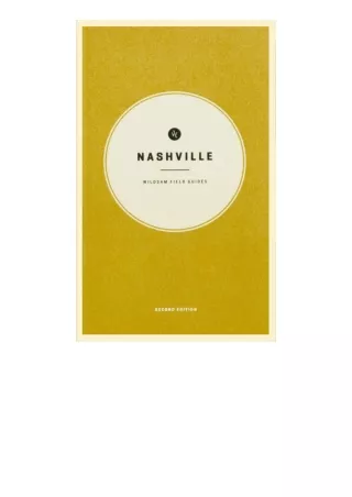 Kindle online PDF Wildsam Field Guides Nashville full