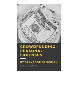 Download PDF Crowdfunding Personal Expenses Raise Money On Gofundme Etc For Cost