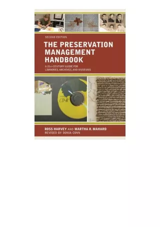 Download PDF The Preservation Management Handbook A 21Stcentury Guide For Librar