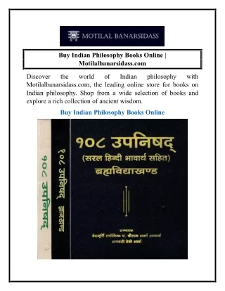 Buy Indian Philosophy Books Online  Motilalbanarsidass