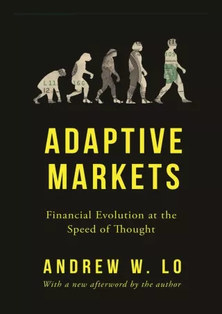 get [PDF] Download Adaptive Markets: Financial Evolution at the Speed of Thought