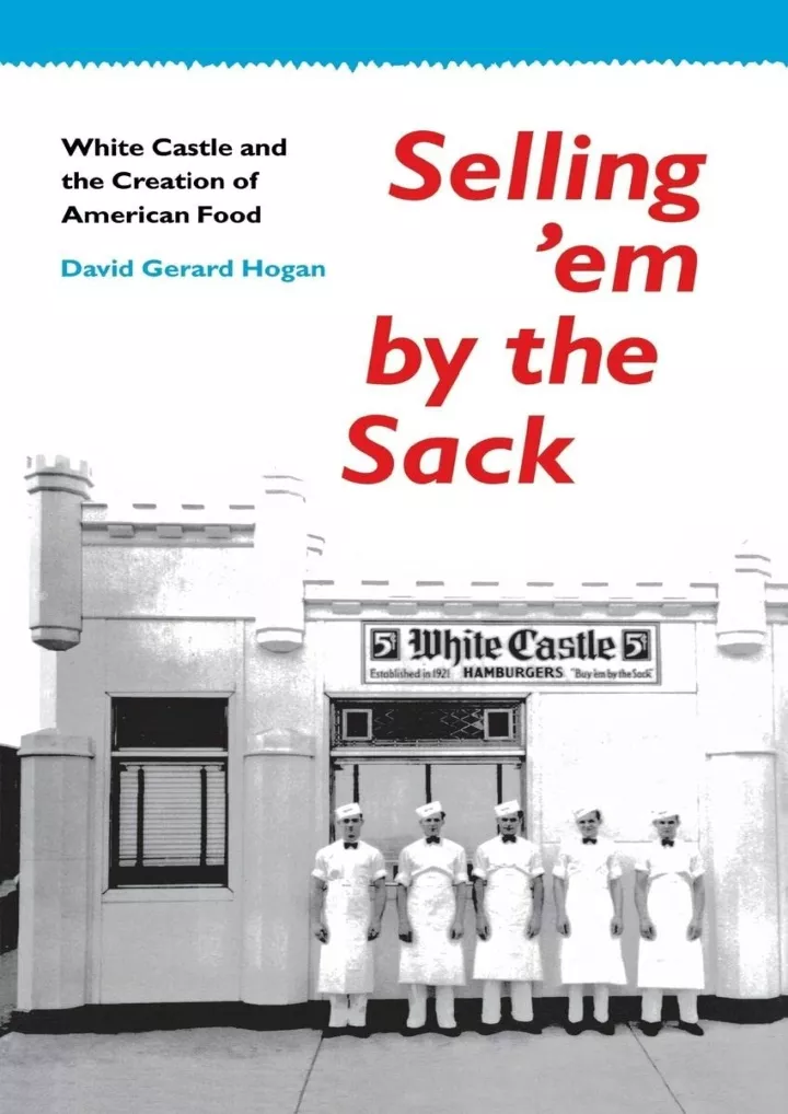 read pdf selling em by the sack white castle