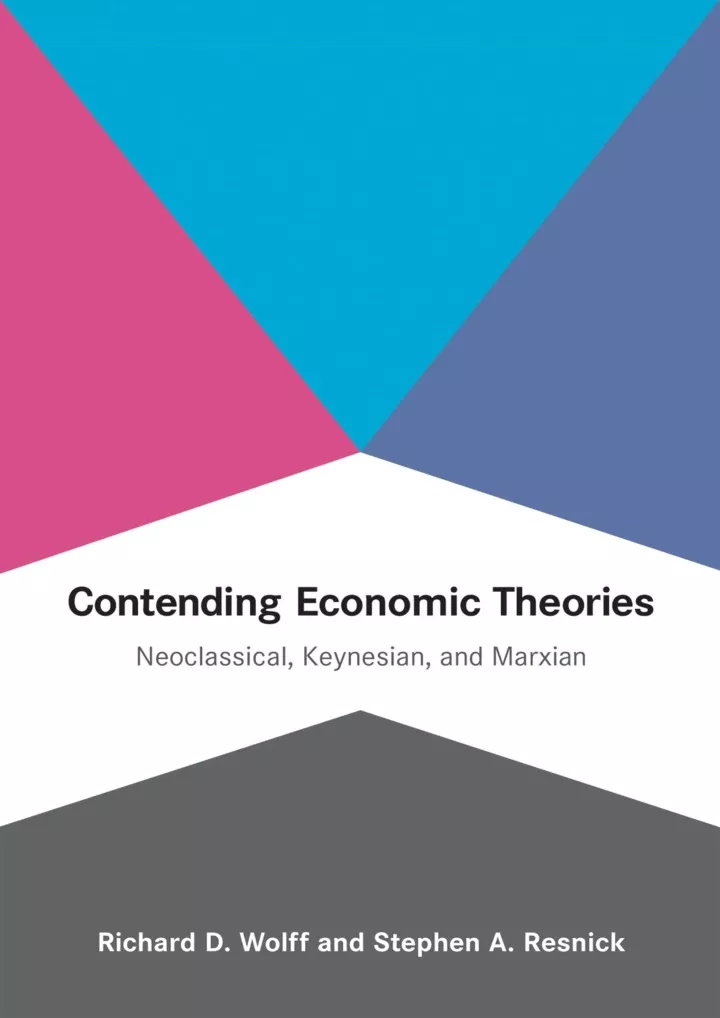 read download contending economic theories