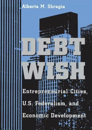 pdf debt wish entrepreneurial cities